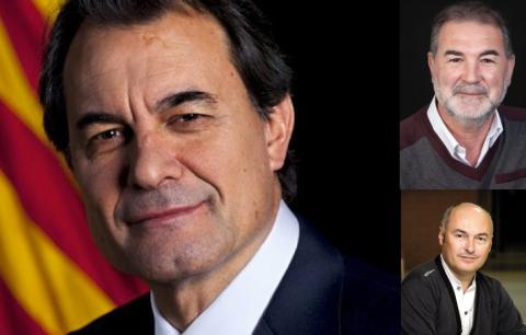 Artur Mas , Anxo Quintana , Alvaro Xosé Lopez Mira